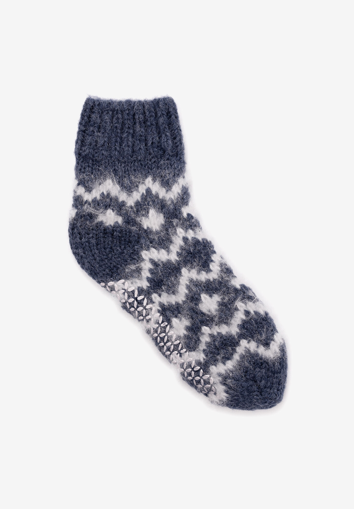Women's Cozy Ankle Socks by Kathy Ireland in Liberty Blue (Size ONE)