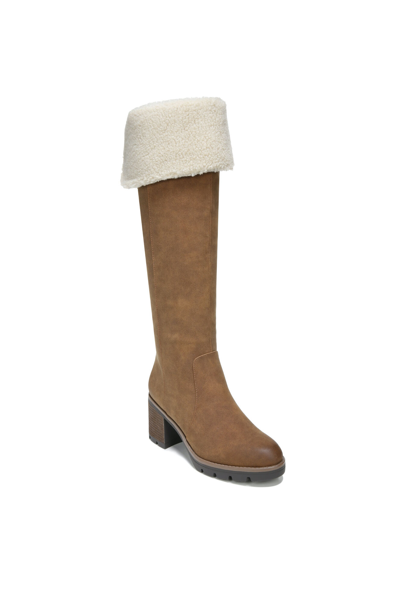 Women's Myfave Water Repllent Tall Boot by Roamans in Mid Brown (Size 11 M)