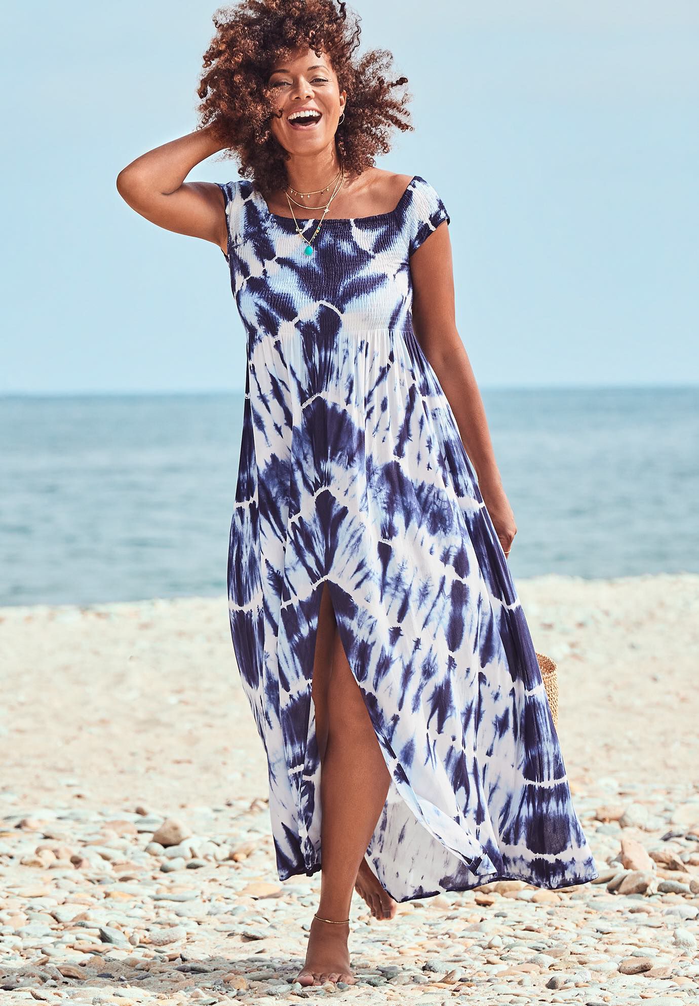 Harper Tie Dye Cover Up Maxi Dress Swimsuits For All