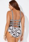 One Piece Swimsuit with Back Detail, , on-hover image number null