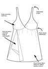 Crochet Side Slit V-Neck Swimdress, , alternate image number null