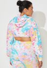 Camille Kostek Sorbet Cropped Terry Hoodie, , alternate image number null