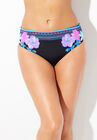Hipster Swim Brief, FLORAL GARDEN, hi-res image number null