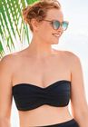 Valentine Ruched Bandeau Bikini Top, , alternate image number null