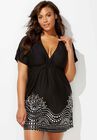 Kate V-Neck Cover Up Dress, , alternate image number null