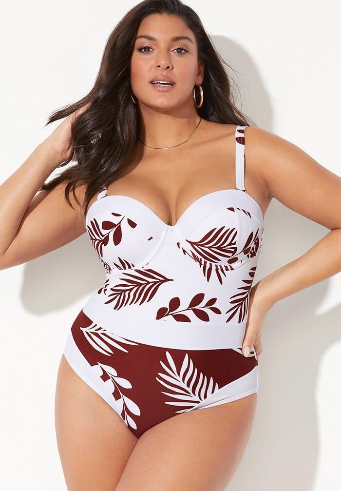 Swimsuit with built in underwire bra hot sale
