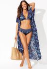 Chloe Tie-Front Cover Up Duster, , alternate image number null