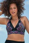 Loop Strap Halter Bikini Top, MULTI ENGINEERED, hi-res image number null