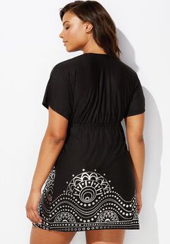 Kate V-Neck Cover Up Dress, , on-hover