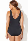 Chlorine Resistant High Neck One Piece Swimsuit, , on-hover image number null