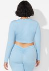 The '70s Tie Front Top, , alternate image number null