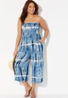 Finley Tie Dye Bandeau Jumpsuit, , alternate image number null