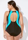 Chlorine Resistant Lycra Xtra Life Keyhole Back One Piece Swimsuit, , on-hover image number null