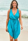 Tenley Surplice Cover Up Short Dress, LUXE, hi-res image number null