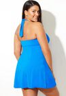 Crossover Halter Swimdress, , on-hover image number null