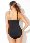 Chlorine Resistant Loop Strap Mesh One Piece, , alternate image number null