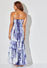 Strapless Smocked Maxi Dress Cover Up, , on-hover image number null