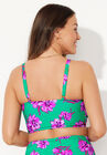 Cut Out Longline Bikini Top, , on-hover image number null