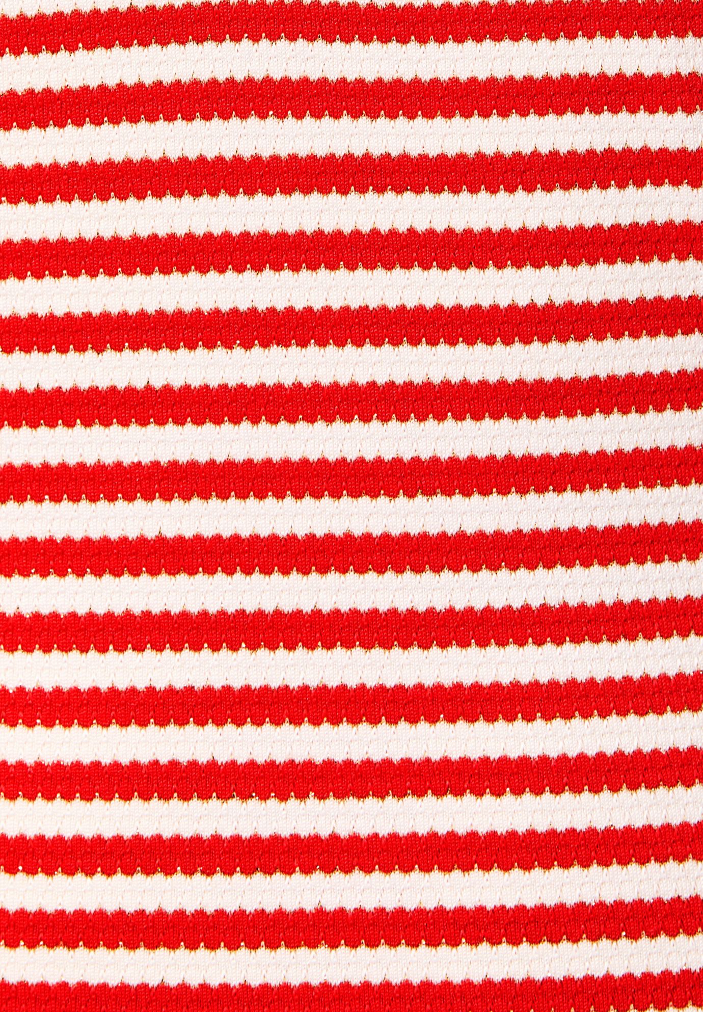 Metallic Lurex High Waist Bikini Bottom, RUBY LUREX STRIPE, alternate image number null