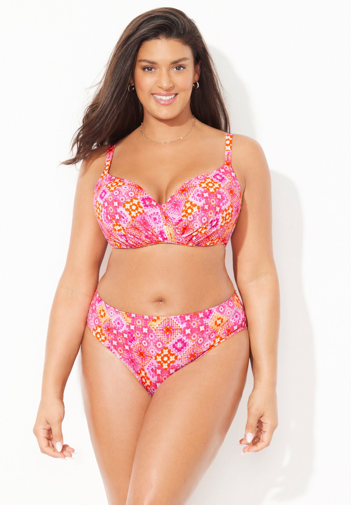 Ruler Bra Sized Underwire Bikini Set, , hi-res image number 0