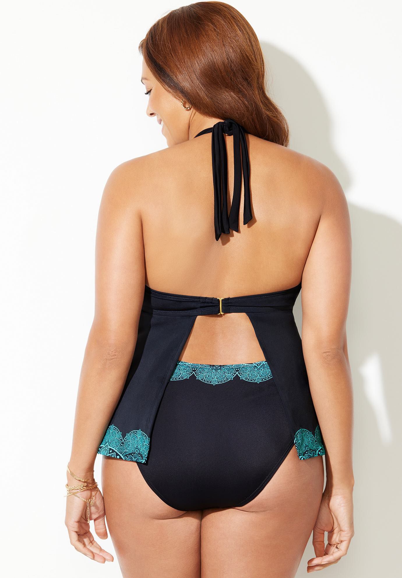 Apron swimsuit top 2025