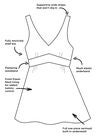 V-Neck Swimdress, , alternate image number null