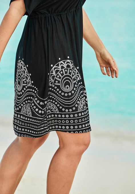 Kate V-Neck Cover Up Dress, , alternate image number null