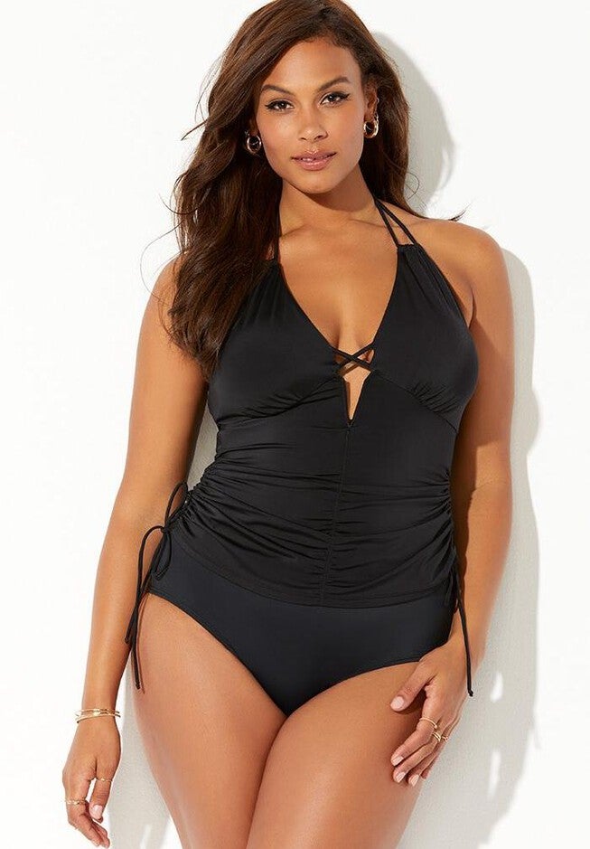 Plunge Tankini Set, , alternate image number null