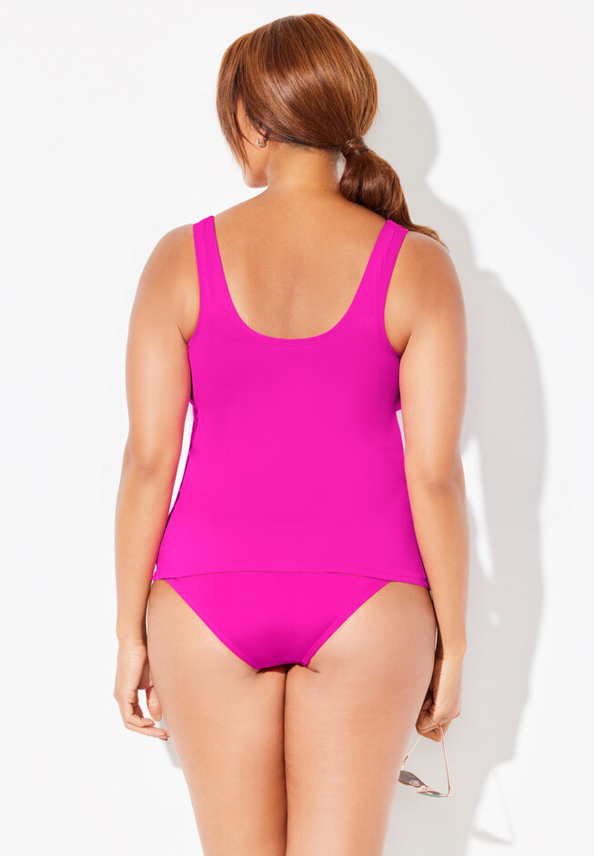 Sporty Tank Tankini Set, , on-hover image number null
