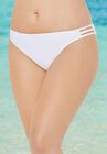 Triple String Swim Brief, WHITE, hi-res image number null