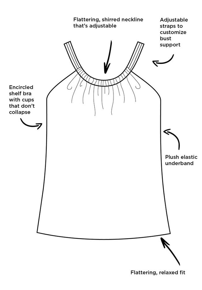 High Neck Tankini Set with Side Slit Skirt, , alternate image number null