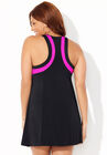 High Neck Two Piece Racerback Swimdress, , on-hover image number null