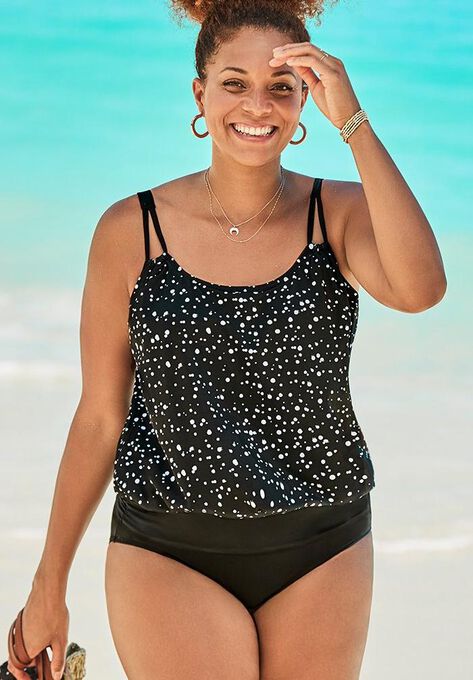 Dynasty Bandeau Blouson Tankini Separate