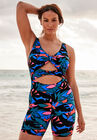 Double Knot Front Body Suit, PALM, hi-res image number null