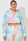 Camille Kostek Sorbet Cropped Terry Hoodie, , alternate image number null