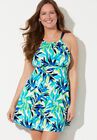 High Neck Swimdress, , alternate image number null