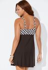 Macrame High Neck Swimdress, , on-hover image number null