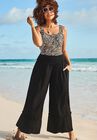 Kennedy Smocked Waist Beach Pant, , alternate image number null