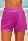 Chlorine Resistant Banded Swim Short, BEACH ROSE, hi-res image number null