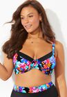 Captain Underwire Bikini Top, BLOOMING FLORAL, hi-res image number null