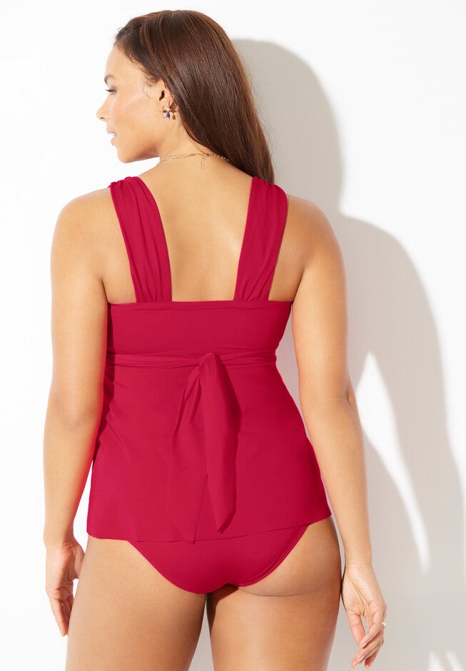 Sweetheart Wrap Tankini Set, , on-hover image number null