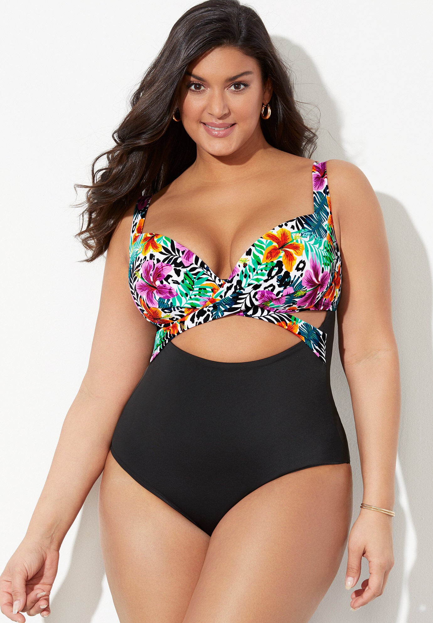 Best swimsuit for plus size hourglass hot sale