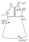 Macrame High Neck Swimdress, , alternate image number null