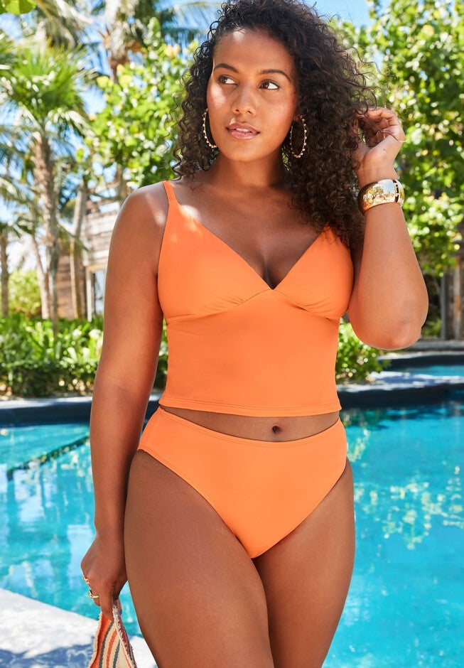 Essential Cropped Hipster Tankini Set, , hi-res image number 0