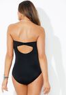 Spliced One Piece Swimsuit, , on-hover image number null