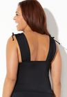 Adjustable Ruched Tankini Top, , on-hover image number null
