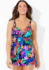 Loop Strap Two-Piece Swimdress, , alternate image number null