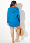 French Terry Hoodie Tunic, , on-hover image number 1