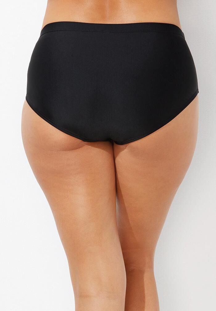 Ruched Swim Brief, , on-hover image number 1