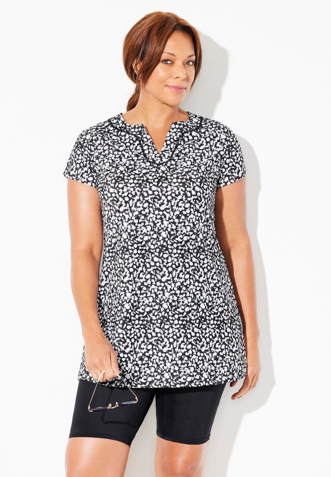Chlorine Resistant Swim Tunic Set, , hi-res image number 0